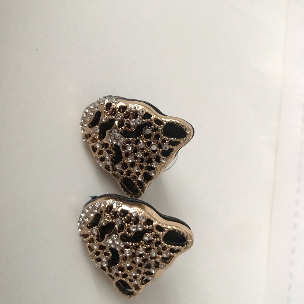 Leopard earrings